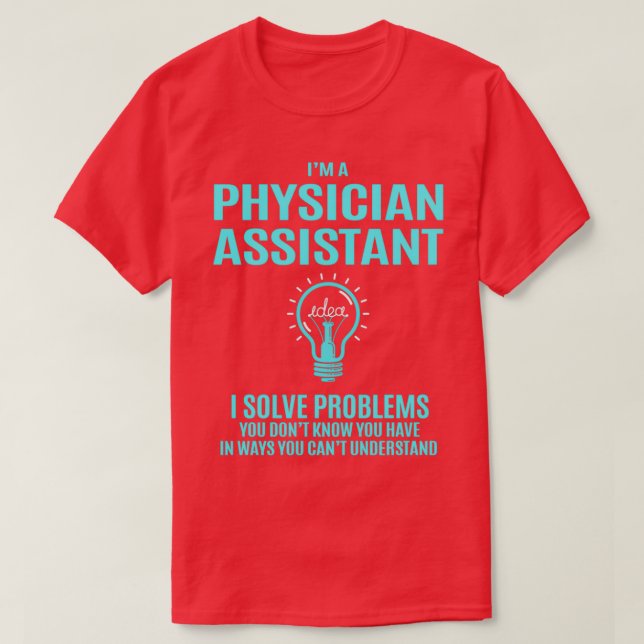 Geschenkartikel zum Thema "Ärztlicher Assistent zu T-Shirt (Design vorne)