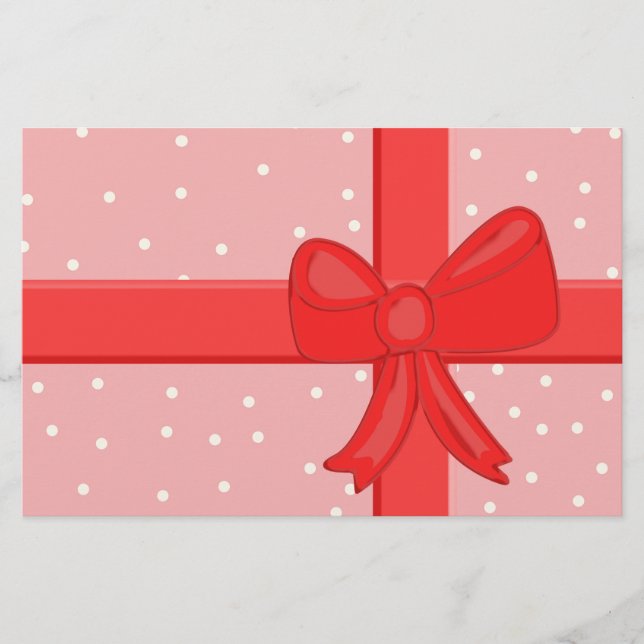 Geschenkband Briefpapier (Vorderseite)