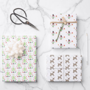 Geschenkblatt Set - Kinderart #1 Geschenkpapier Set