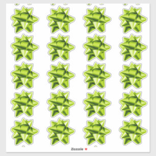 Geschenkbow Aufkleber 20 pro Blatt LIMON
