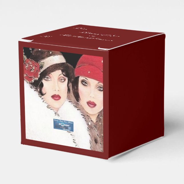 Geschenkboxen 1 Burg(Winter Red 2) RFPMDesign ©️ 2 Geschenkschachtel (Vorderseite)