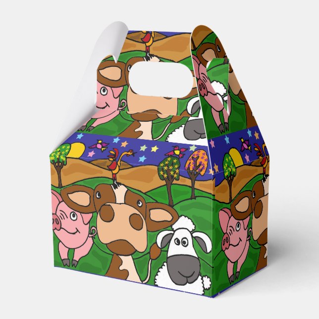 Geschenkboxen der Landtiere Geschenkschachtel (Vorderseite)