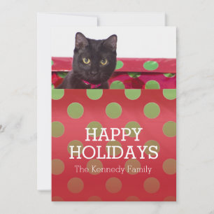 Geschenkboxen Feiertagskarte
