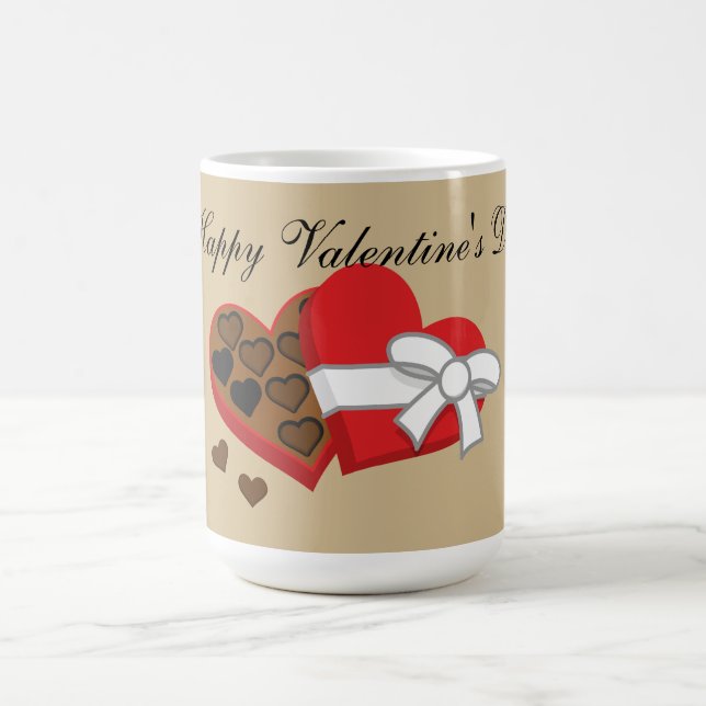 Geschenkboxen Herzschokolade - Valentine | Text hi Kaffeetasse (Mittel)