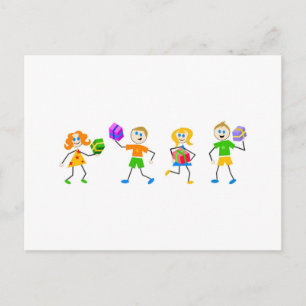 Geschenkboxen Kids Postkarte