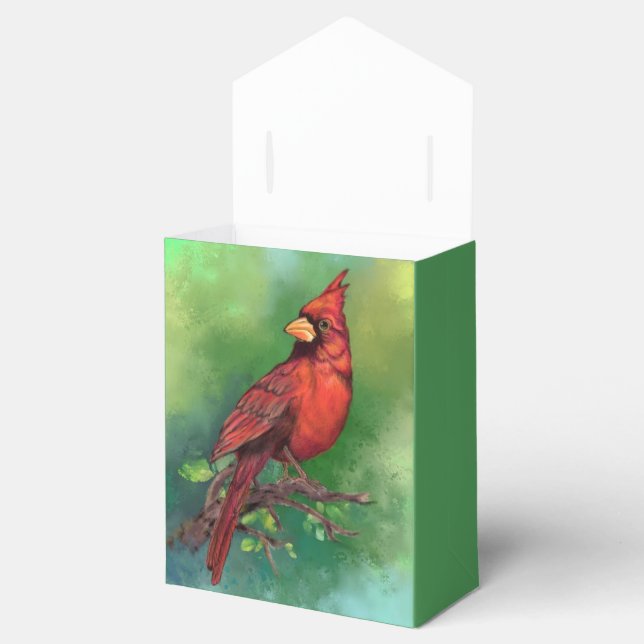 Geschenkboxen Nördlicher Roter Kardinal Geschenkschachtel (Geöffnet)