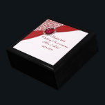 Geschenkboxen zum 40. Hochzeitstag<br><div class="desc">Ein Digitalbcon-Bilderdesign mit einem Ruby Red-Motiv mit einer Vielzahl von individuellen Bildern, Formen, Mustern, Stilen und Schriftart in dieser einzigartigen "Ruby Wedding Anniversary"-Geschenkboxen. Dieses ansprechende und elegante Design wird mit maßgeschneiderten Textschriften zum Anzug Ihres eigenen besonderen Anlasses ergänzt und ist das perfekte Geschenk für dieses perfekte Paar, das diesen Meilenstein...</div>
