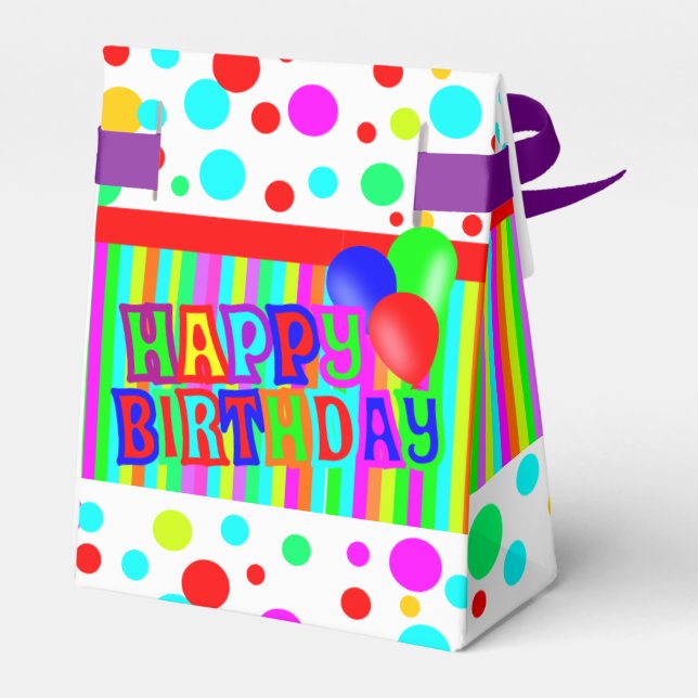 Geschenkboxen zum Geburtstag Geschenkschachtel (Rückseite)