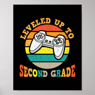 Geschenke 2. Lehrerin Bis zur zweiten Stufe Poster