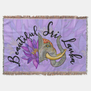 Geschenke aus Sri Lanka mit Elephant und Lotus Decke