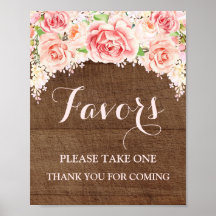 Geschenke Baby Shower Schild Rosa Wasserfarbe Holz