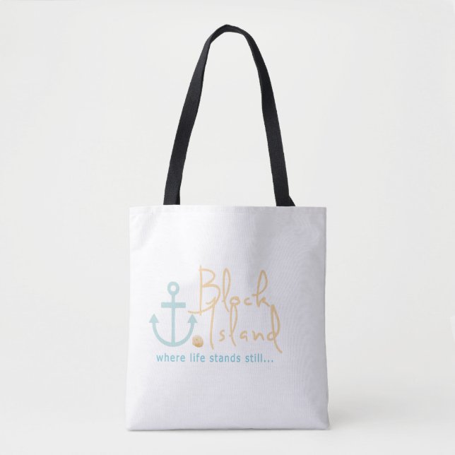 Geschenke der Block-Insel-RI - wo das Leben noch Tasche (Vorderseite)