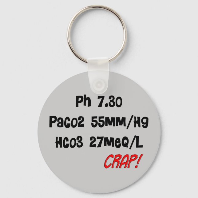 Geschenke der Funny Respiratory Therapies Schlüsselanhänger (Vorderseite)