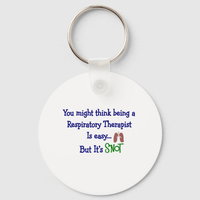 Geschenke der Funny Respiratory Therapy Schlüsselanhänger (Vorderseite)