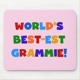 Geschenke des Gut-est Grammie der helle Farbwelt Mousepad