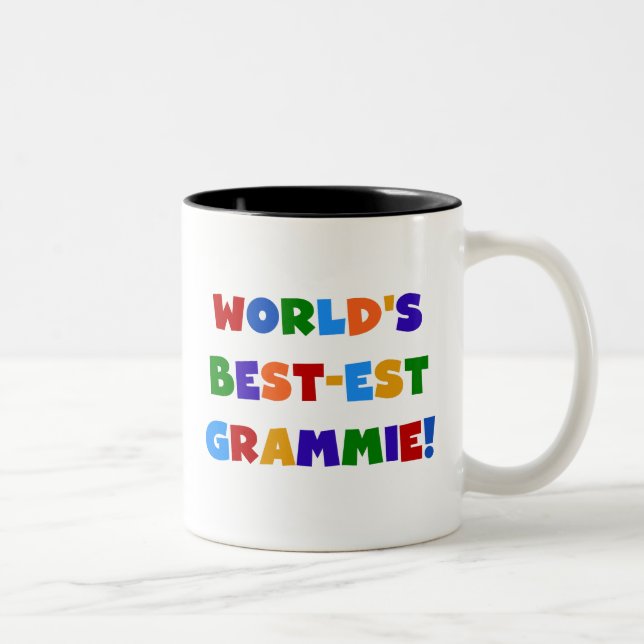 Geschenke des Gut-est Grammie der helle Farbwelt Zweifarbige Tasse (Rechts)