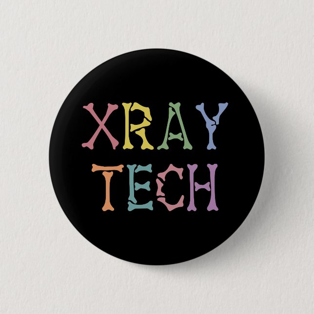 Geschenke des Röntgentechnikers von Xray Tech Button (Vorderseite)