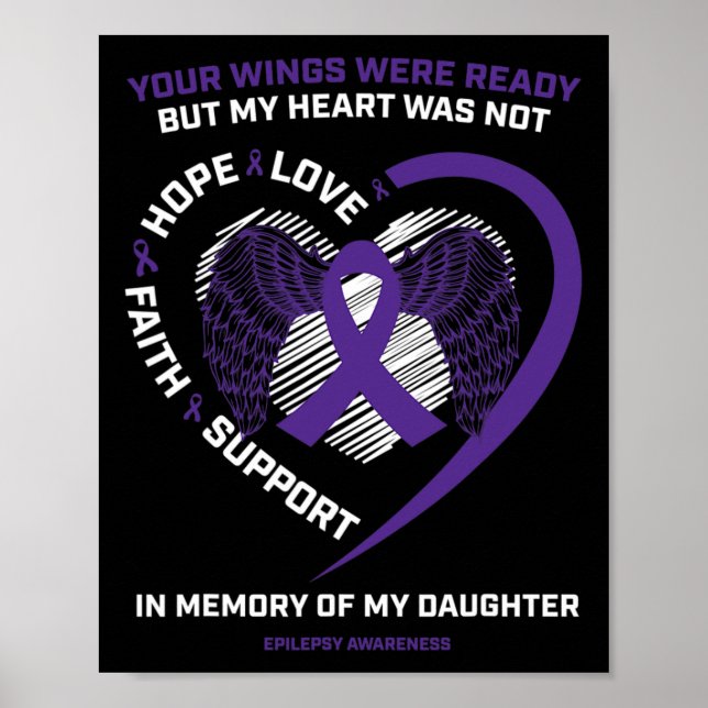 Geschenke, die das Gedächtnis meiner Tochter Lila  Poster (Vorne)