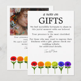 🌈 Geschenke + Foto LGBTQ Gemeinsam wachsen Begleitkarte