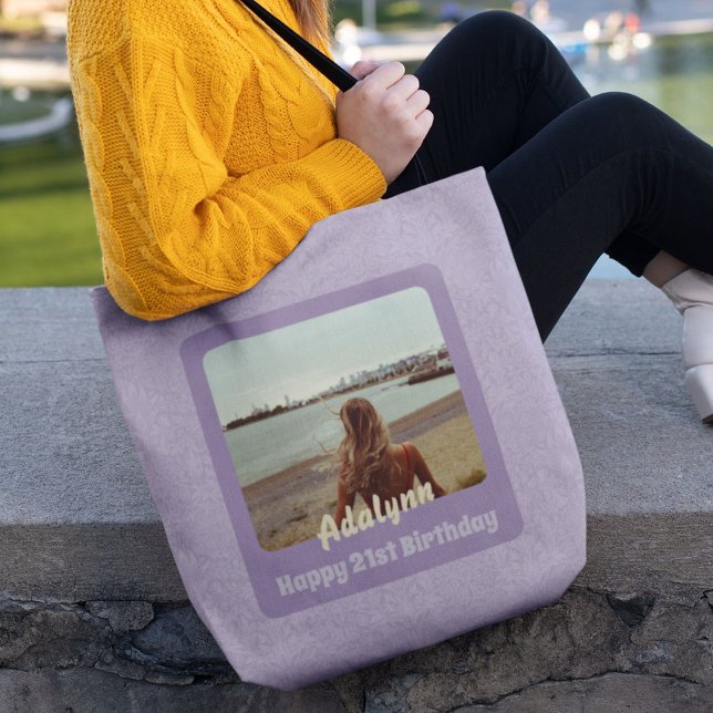 Geschenke für 21 Jahre Foto Tasche (Gifts for 21 Year Old Female)