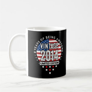 Geschenke für 8-jährige Kinder Vintage 2014 limiti Kaffeetasse