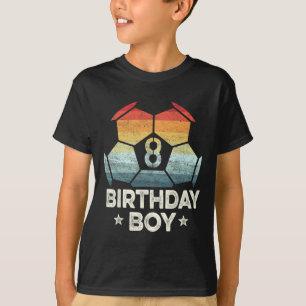 Geschenke für 8-jährigen Fußballspieler zum 8. Geb T-Shirt