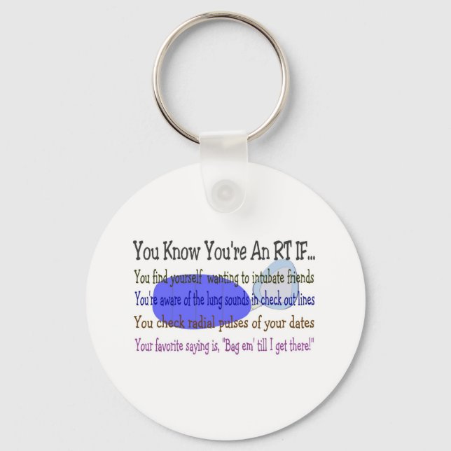 Geschenke für Atemtherapie Schlüsselanhänger (Vorderseite)