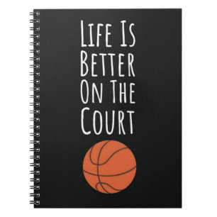 Geschenke für Basketballspieler Team Sports Fan Notizblock