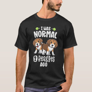 Geschenke für Beagle Liebhaber Hunde Mama I war n T-Shirt