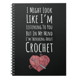 Geschenke für Crochet Lovers Crocheting für sie Notizblock