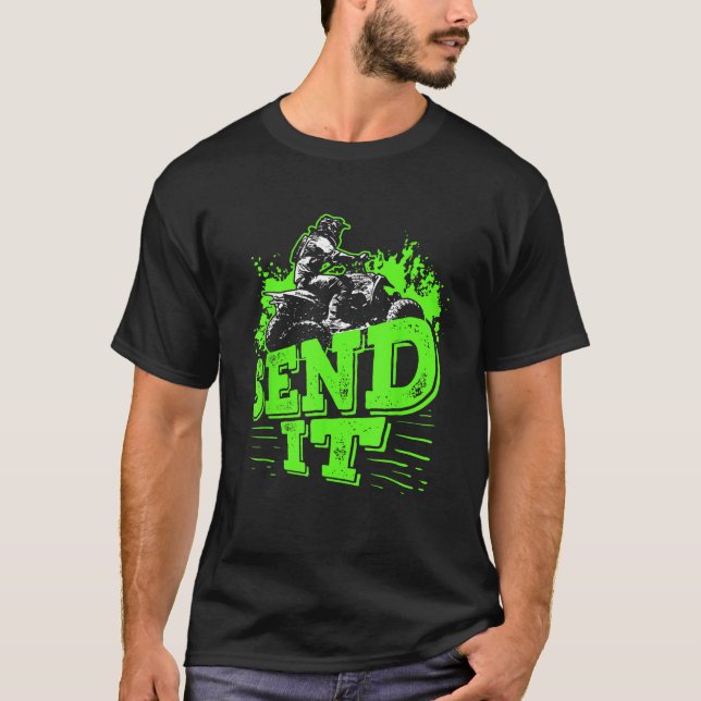 Geschenke für das lustige Quad Biking Vier Roller  T-Shirt (Vorderseite)