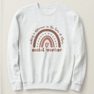 Geschenke für den Abschluss der Sozialarbeiter Sweatshirt