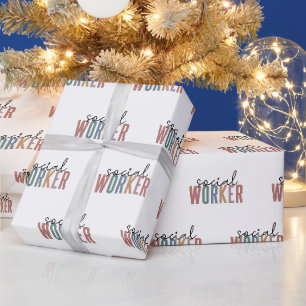 Geschenke für den Abschluss von Sozialarbeitern Geschenkpapier