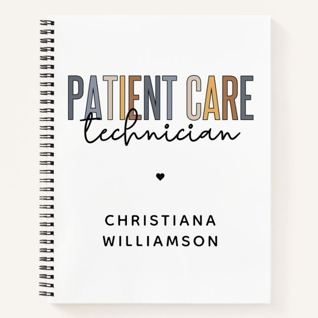 Geschenke für den benutzerdefinierten Patientenbet Notizbuch (Vorderseite)