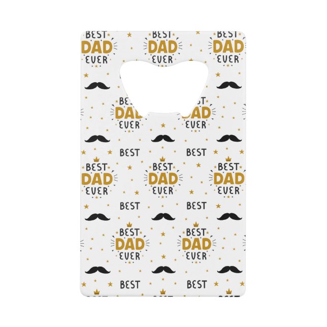 Geschenke für den besten Vater aller Zeiten Geldbeutel Flaschenöffner (Vorderseite)