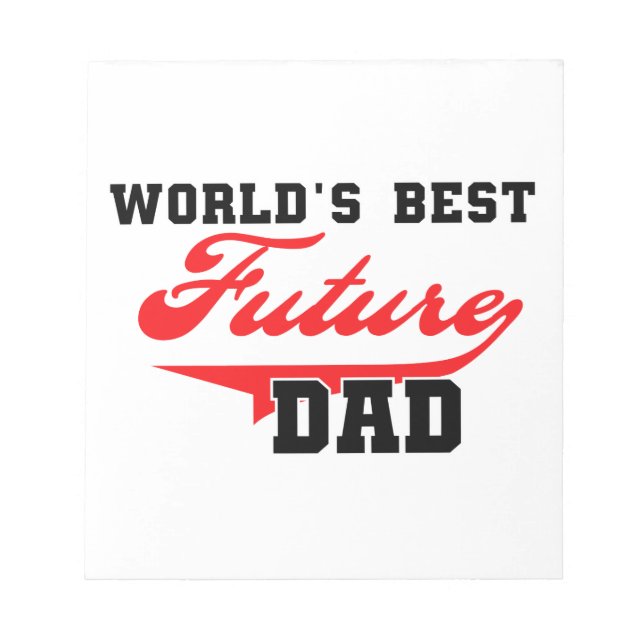 Geschenke für den besten Vater der Welt Notizblock (Vorderseite)