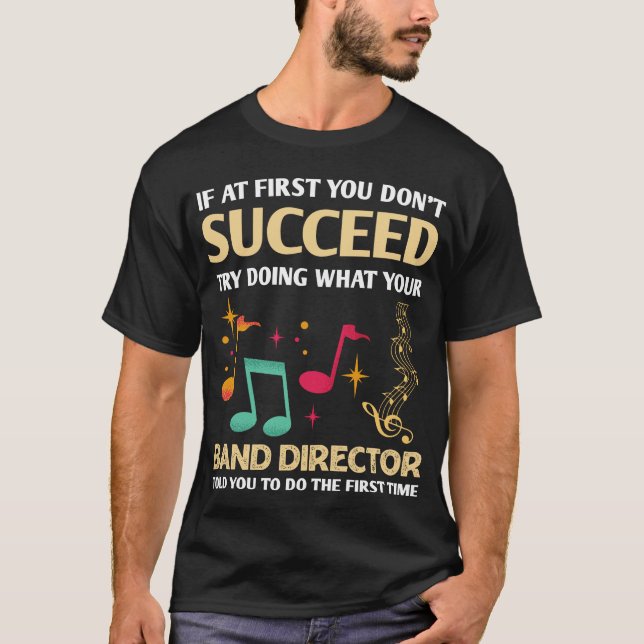Geschenke für den Direktor der High School-Band T-Shirt (Vorderseite)