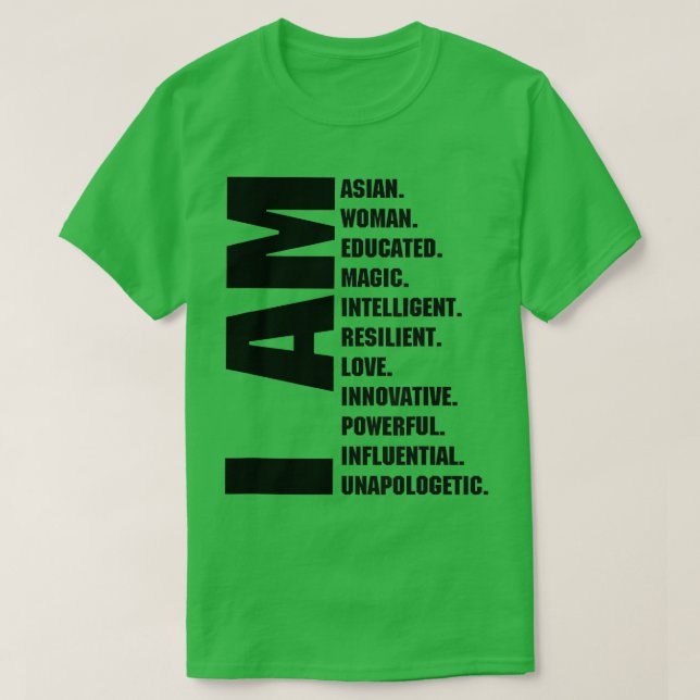 Geschenke für den Monat der Asiengeschichte T-Shirt (Design vorne)