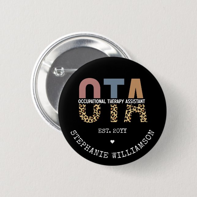Geschenke für den OTA-Assistenten für Arbeitsthera Button (Vorne & Hinten)