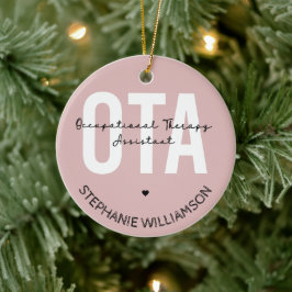 Geschenke für den OTA-Assistenten für Arbeitsthera Keramik Ornament
