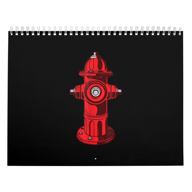 Geschenke für den roten grafischen Brandschutz Kalender (Titelbild)