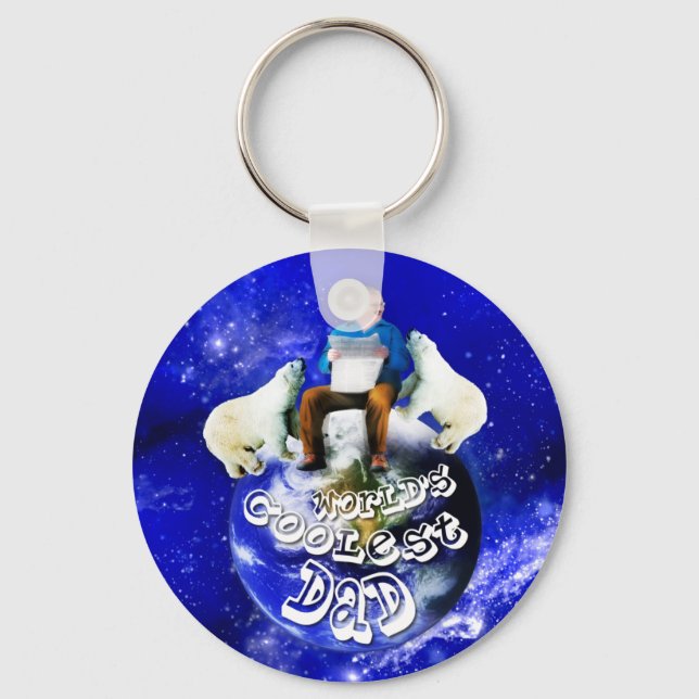 Geschenke für den Tag des Vaters oder seinen Gebur Schlüsselanhänger (Vorderseite)