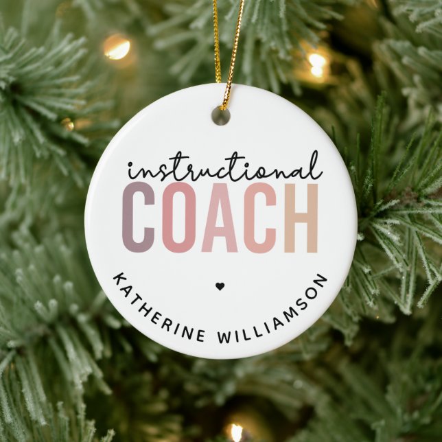 Geschenke für den Trainer nach Maß Keramik Ornament (Baum)