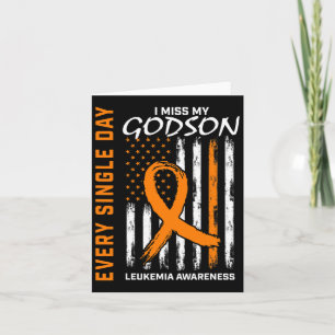 Geschenke für den Verlust der Marke "Godson Leukem Karte