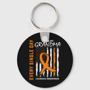 Geschenke für den Verlust der Oma Leukemia Sensibi Schlüsselanhänger