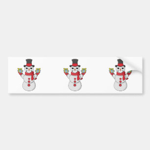 Geschenke für dich von Snowman Autoaufkleber