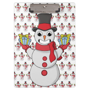 Geschenke für dich von Snowman Klemmbrett