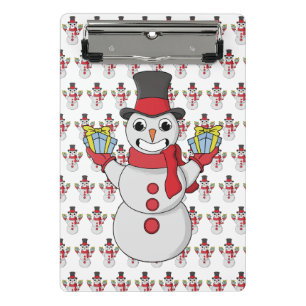 Geschenke für dich von Snowman Mini Klemmbrett