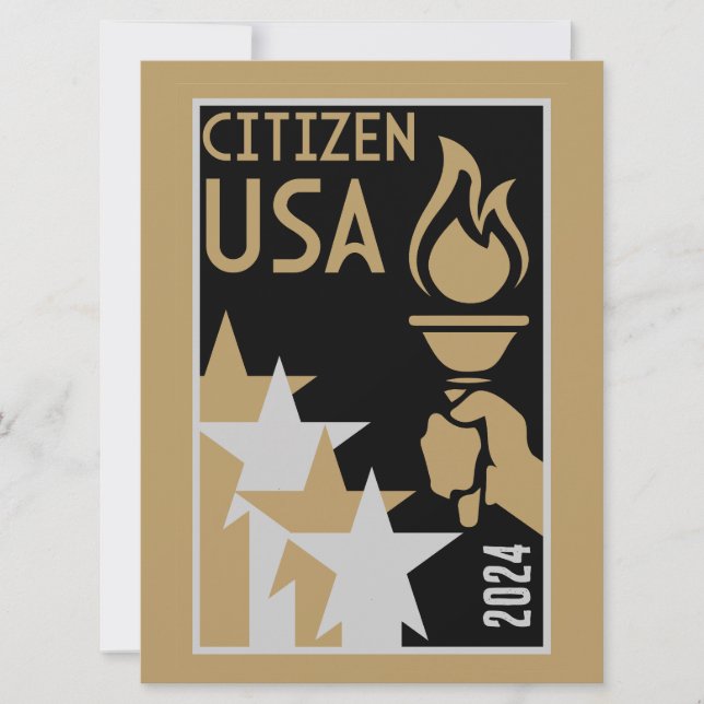 Geschenke für die amerikanische Staatsbürgerschaft (Vorderseite)