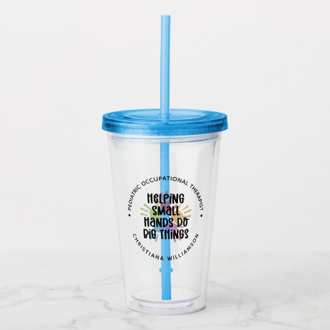 Geschenke für die Anwendung bei Kindern und Jugend Acryltrinkbecher (Vorderseite)